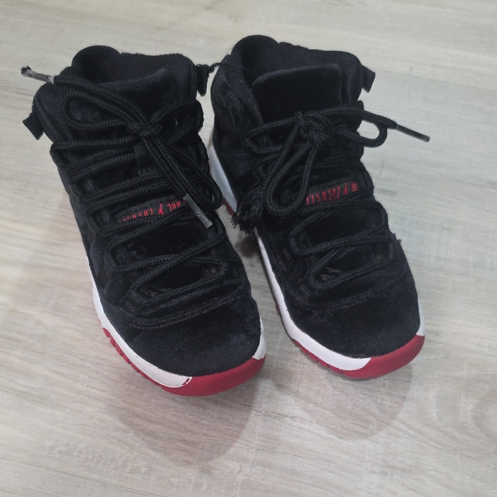 Jordan Black and Red Sneakers Iconic Design